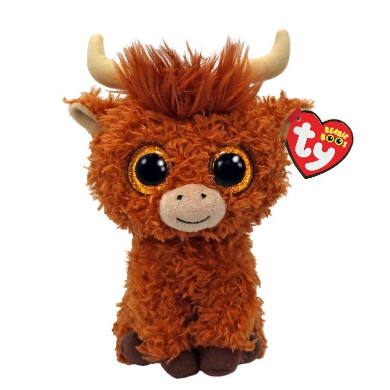 TY Beanie Boos Knuffel Hooglander Alfie 15 cm | Kopen bij Flickmyhouse