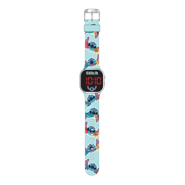 Disney Stitch LED Horloge Turquoise | Kopen bij Flickmyhouse