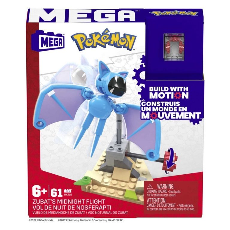 Pok&eacute;mon Mega Bloks Zubats Midnight Flight 61-delig | Kopen bij Flickmyhouse