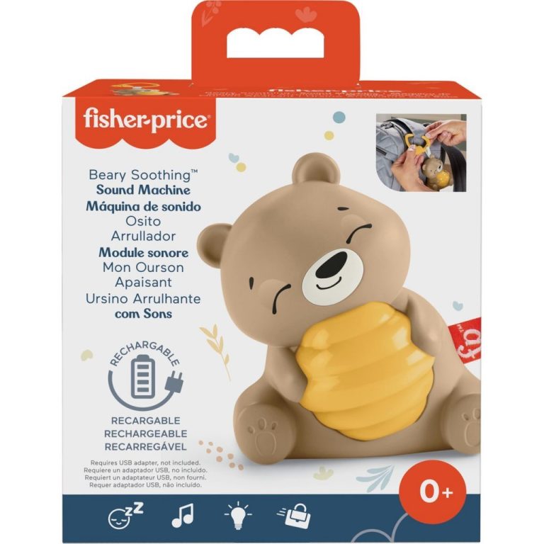 Fisher Price Beary Soothing Sound Machine + Licht | Kopen bij Flickmyhouse
