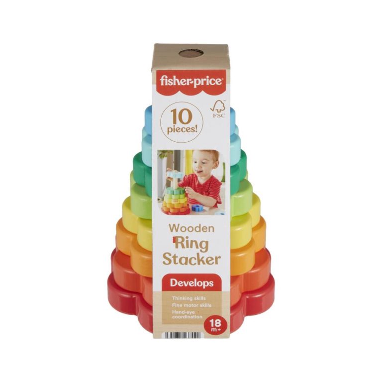 Fisher Price Houten Ringstapelaar | Kopen bij Flickmyhouse