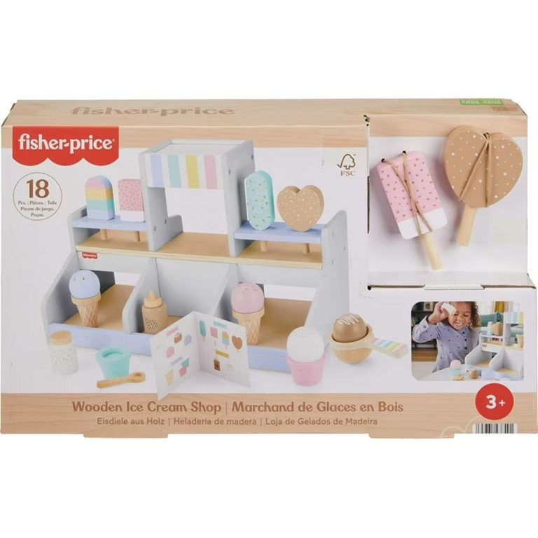 Fisher Price Houten IJssalon Speelset 18-delig | Kopen bij Flickmyhouse