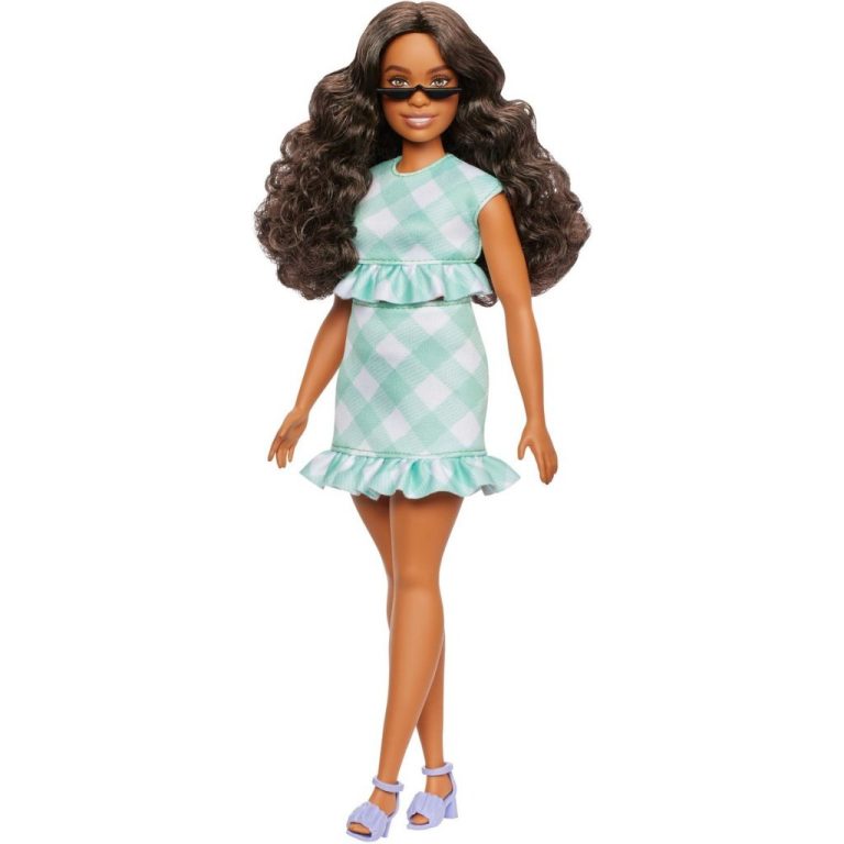 Barbie Fashionista Pop Green Gingham | Kopen bij Flickmyhouse