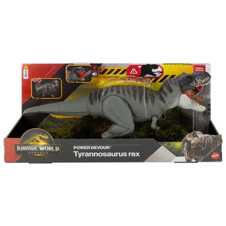 Mattel Jurassic World Movie Feature T-Rex + Licht en Geluid | Kopen bij Flickmyhouse