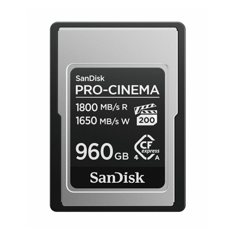 Sandisk Pro Cinema CF Express 960GB 1800 mb/s 1650 mb/s | Kopen bij Flickmyhouse