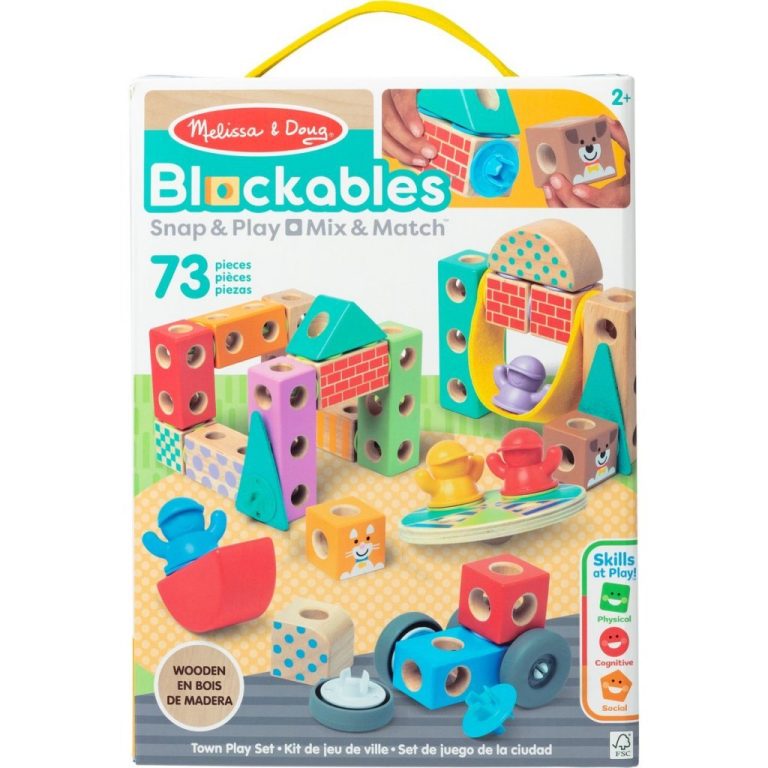Melissa & Doug Blockables Stad Speelset 73-delig | Kopen bij Flickmyhouse