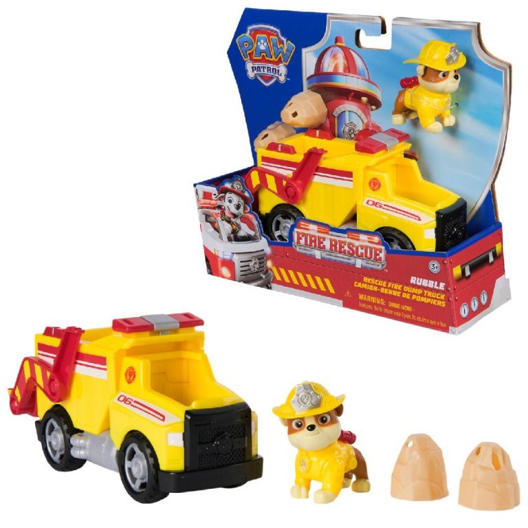 Paw Patrol Fire Rescue Vehicle Rubble | Kopen bij Flickmyhouse
