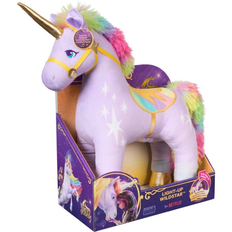 Unicorn Academy Knuffel Eenhoorn Wildstar 38 cm + Licht en Geluid | Kopen bij Flickmyhouse