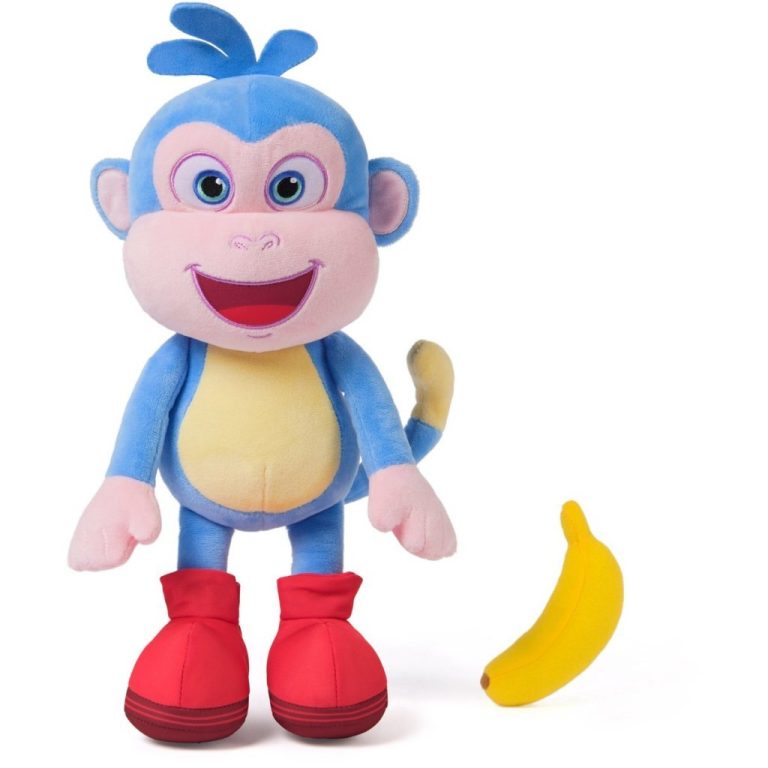 Dora Interactieve Knuffel Boots 33 cm + Geluid | Kopen bij Flickmyhouse