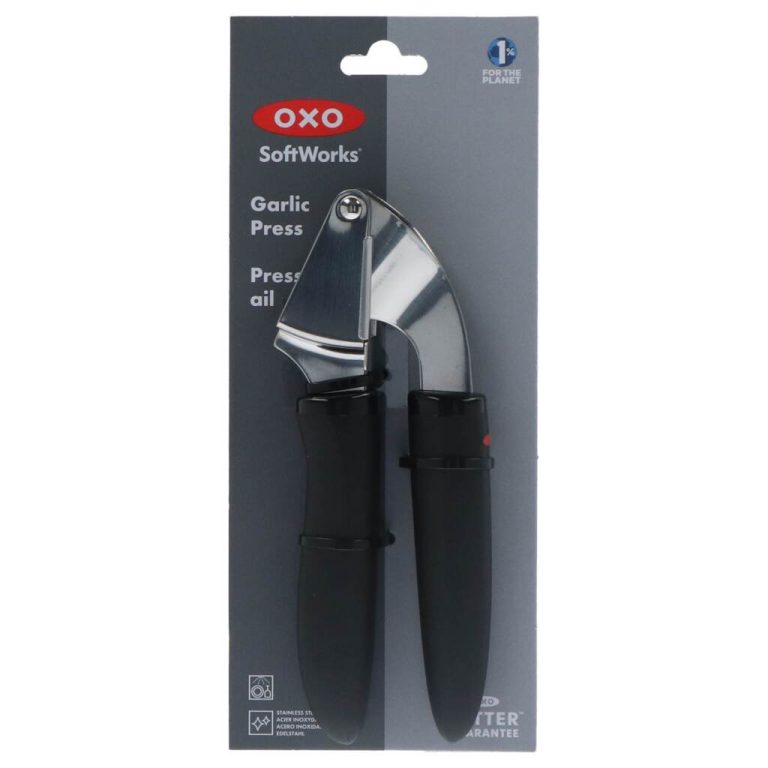 OXO SoftWorks Knoflookpers RVS/Zwart | Kopen bij Flickmyhouse