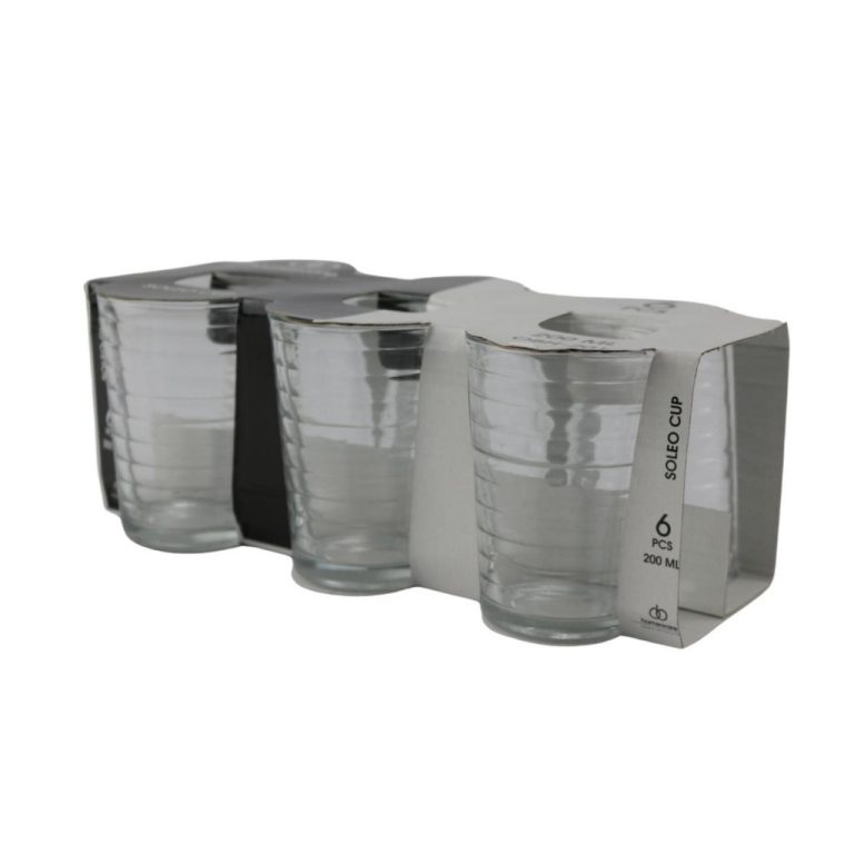 Soleo Drinkglazen 200 ml 3 Stuks Transparant | Kopen bij Flickmyhouse