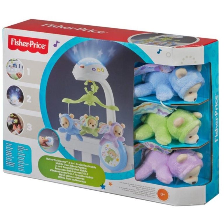 Fisher Price Vlinderdromen 3in1 Projectormobiel + Geluid | Kopen bij Flickmyhouse