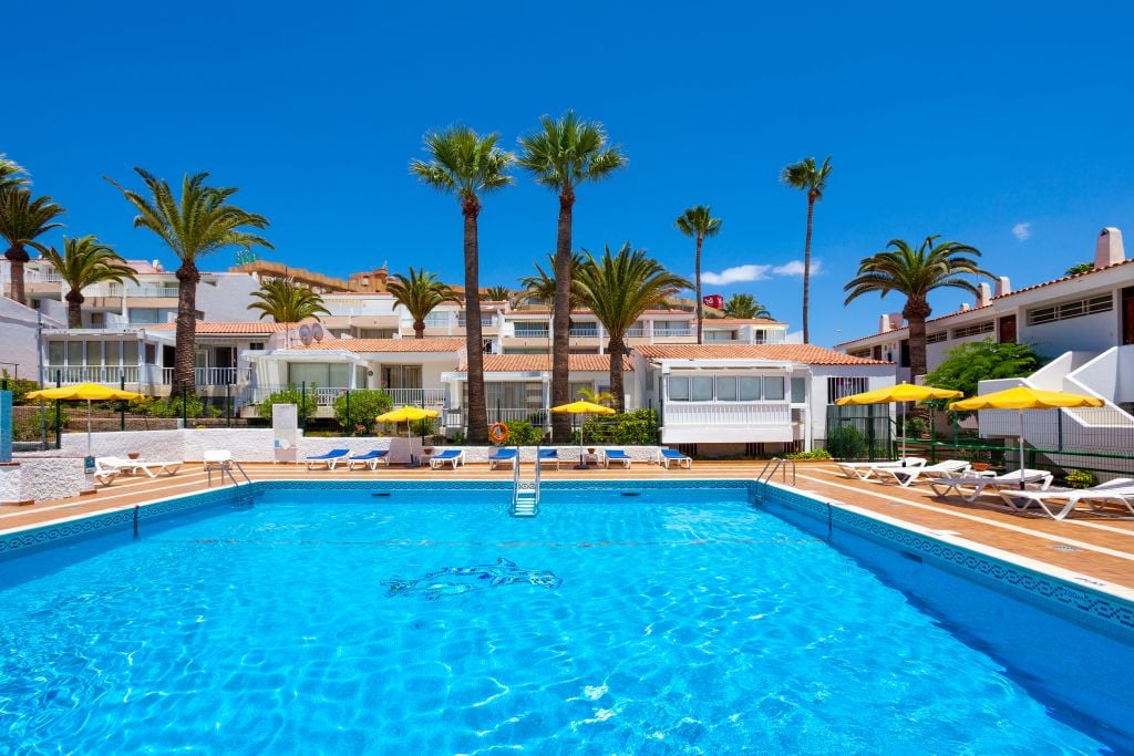 LiggingApartamentos Paradero ligt in het hart van Playa de las Américas