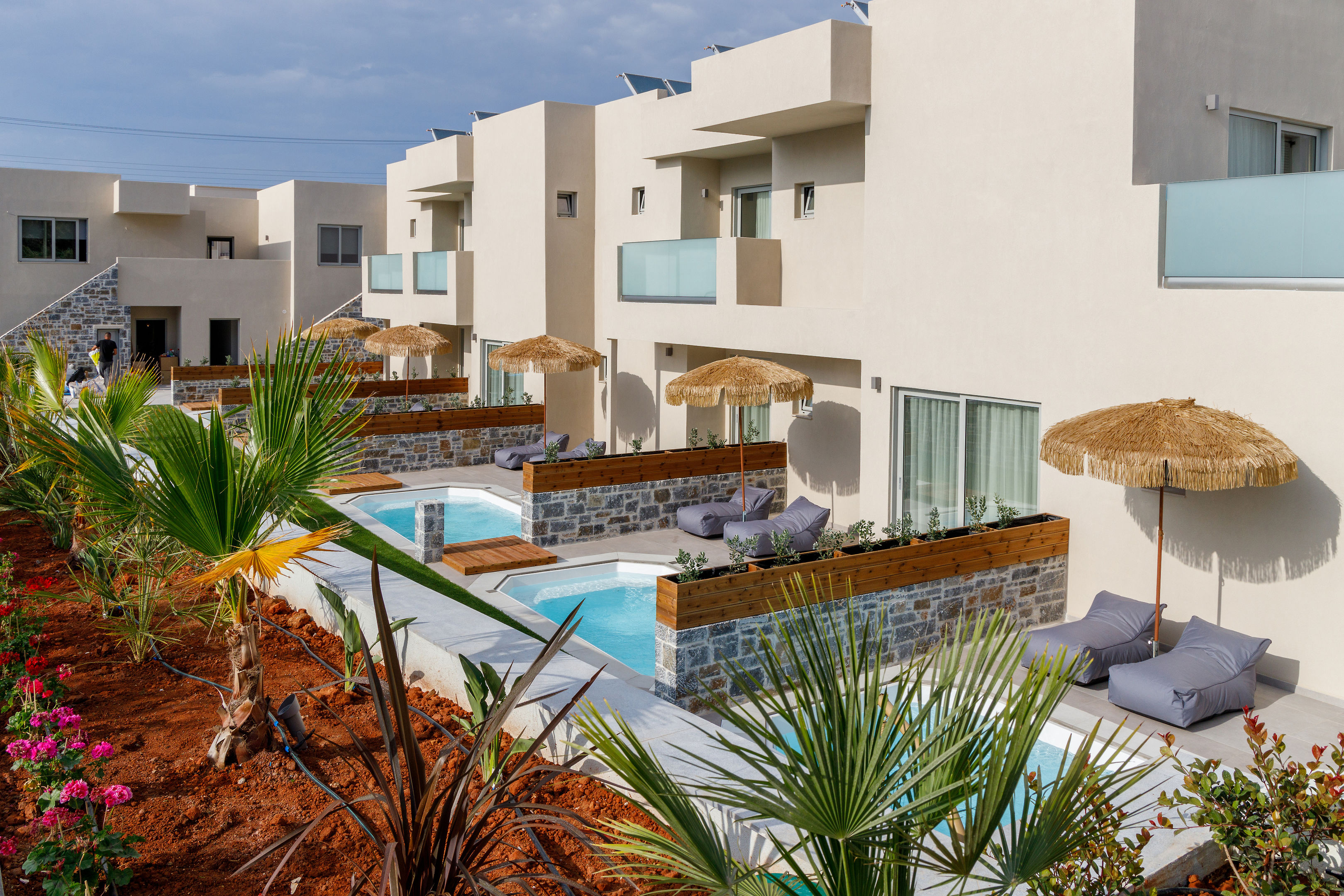 LiggingAnassa Suites by Estia Adults Only ligt in het sfeervolle Stalida op het Griekse eiland Kreta