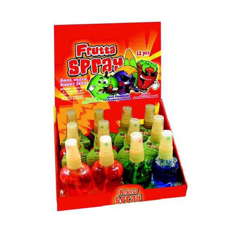 Snoep Frutta Spray Assorti Display 12 Stuks | Kopen bij Flickmyhouse