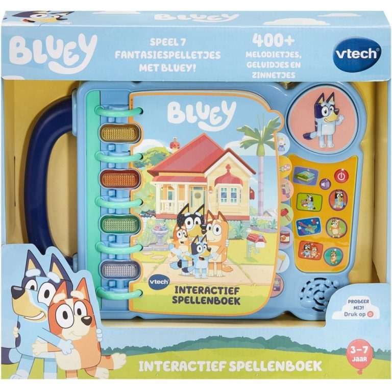 VTech Bluey Interactief Spellenboek + Licht en Geluid | Kopen bij Flickmyhouse