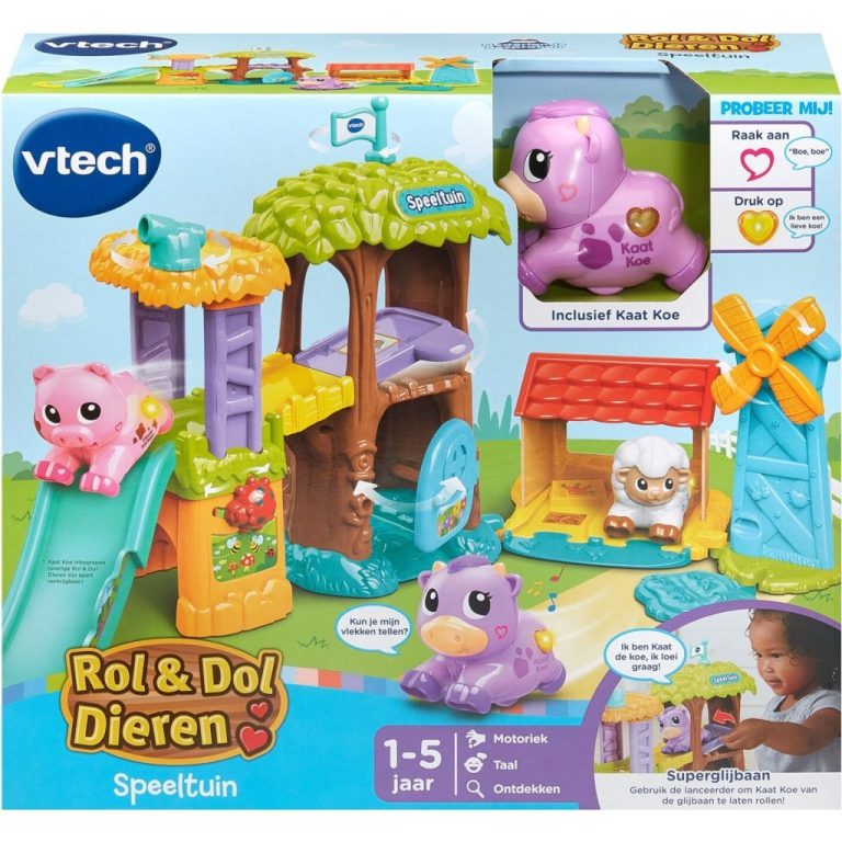 VTech Rol & Dol Speeltuin met Kaat Koe + Licht en Geluid | Kopen bij Flickmyhouse