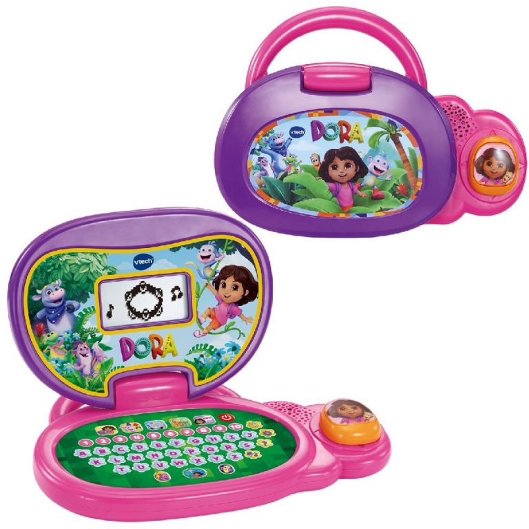 VTech Dora Avonturenlaptop Paars/Roze | Kopen bij Flickmyhouse