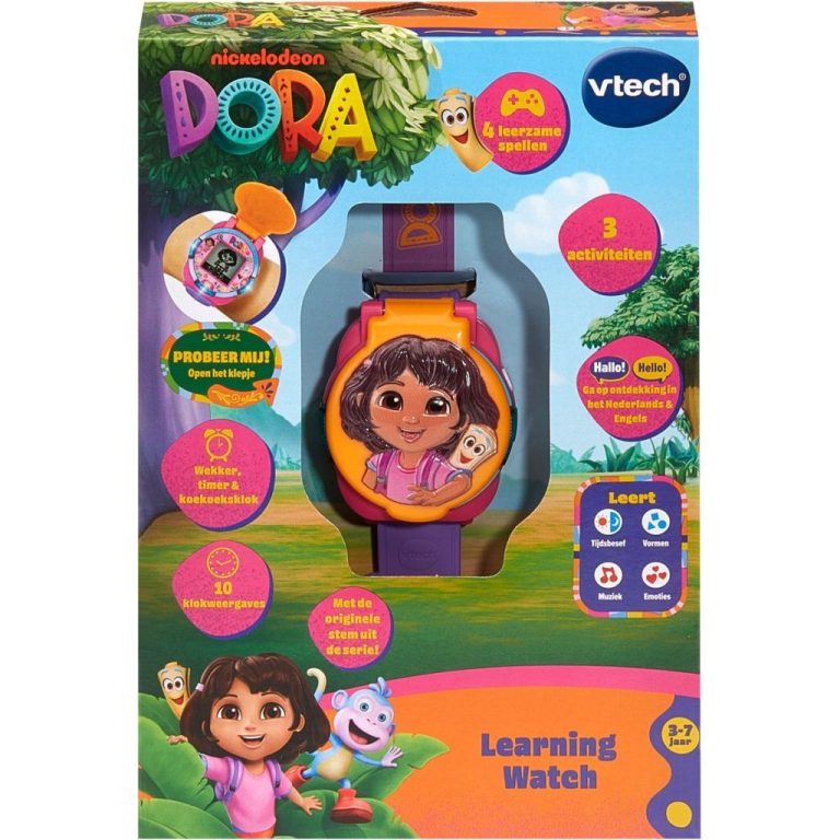 VTech Dora Learning Watch + Licht en Geluid | Kopen bij Flickmyhouse