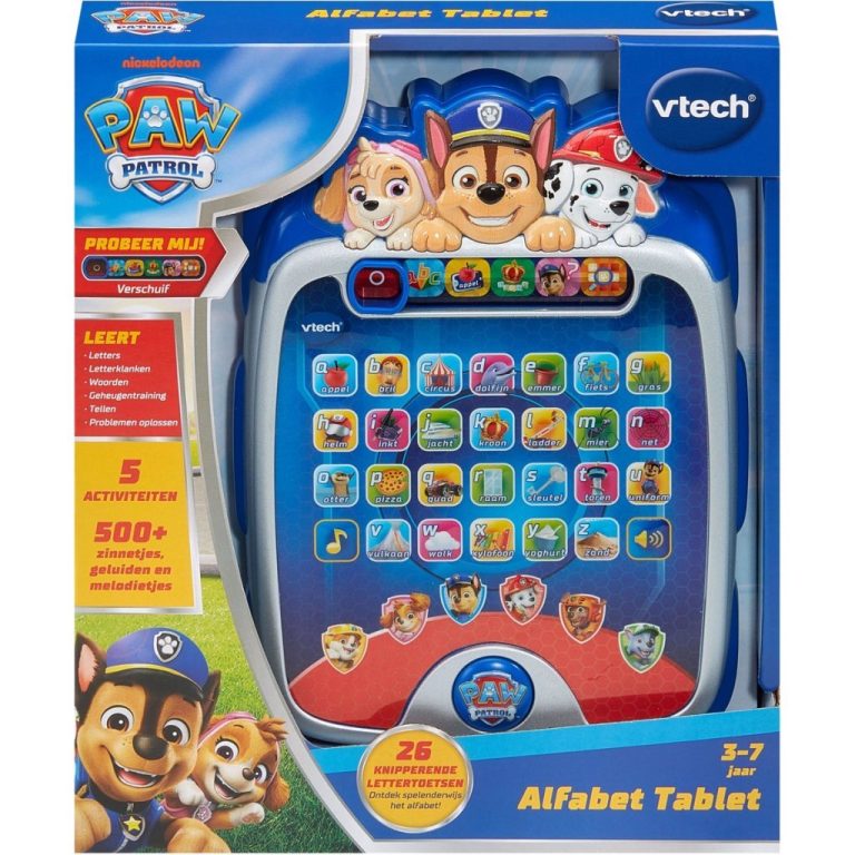 VTech Paw Patrol Alfabet Tablet + Licht en Geluid | Kopen bij Flickmyhouse