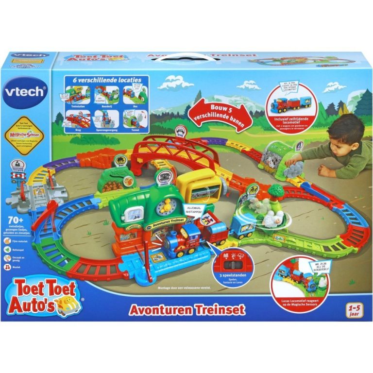 VTech Toet Toet Avonturen Treinset met Lucas Locomotief + Licht en Geluid | Kopen bij Flickmyhouse