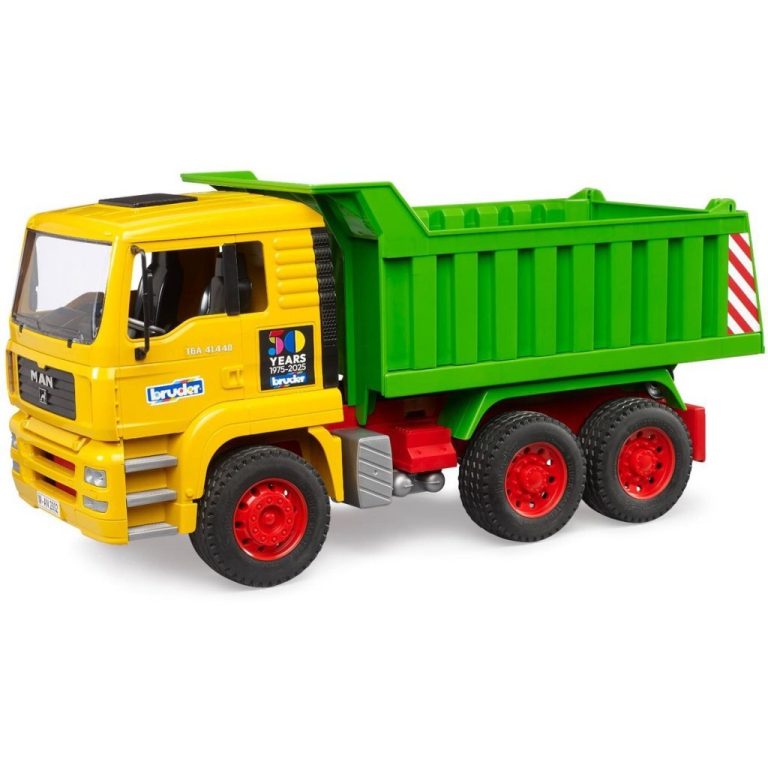 Bruder 50 Jaar Bruder MAN Dumptruck 1:16 | Kopen bij Flickmyhouse