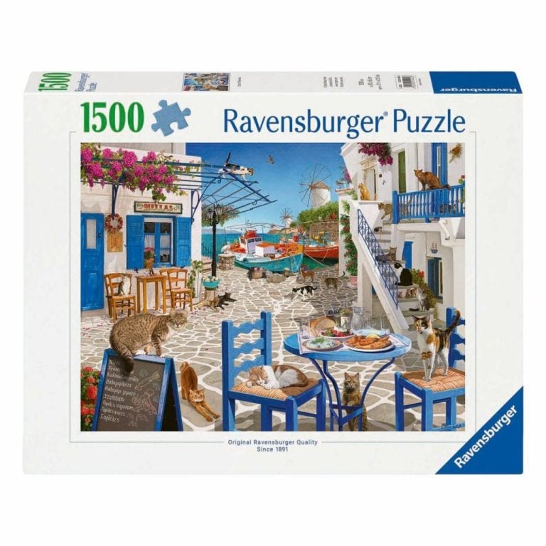 Ravensburger Puzzel Cats of Mykonos 1500 Stukjes | Kopen bij Flickmyhouse