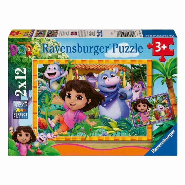 Ravensburger Puzzel Dora We Can Do It! 2x12 Stukjes | Kopen bij Flickmyhouse