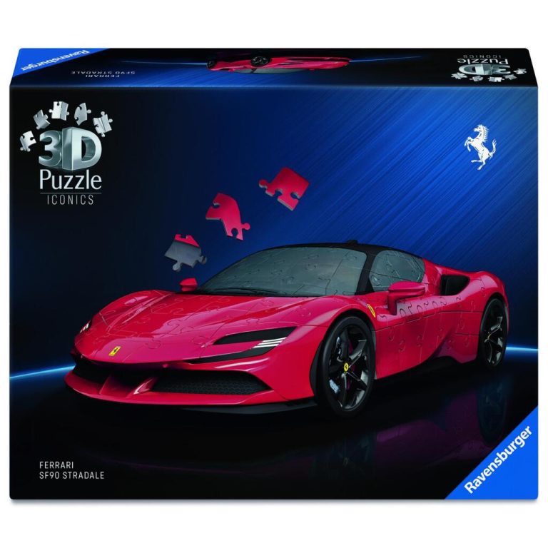 Ravensburger Iconics 3D Puzzel Ferrari SF90 Stradale 108 Stukjes | Kopen bij Flickmyhouse