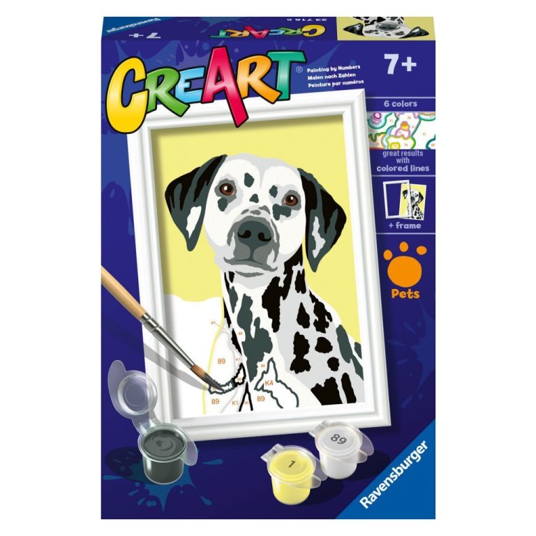 Ravensburger CreArt Schilderen op Nummer Dalmati&euml;r | Kopen bij Flickmyhouse