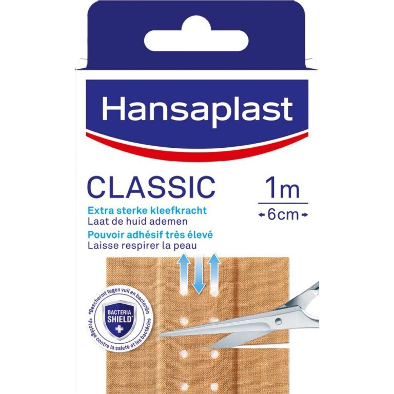 Hansaplast Classic Pleisters 100x6 cm Huidskleur | Kopen bij Flickmyhouse