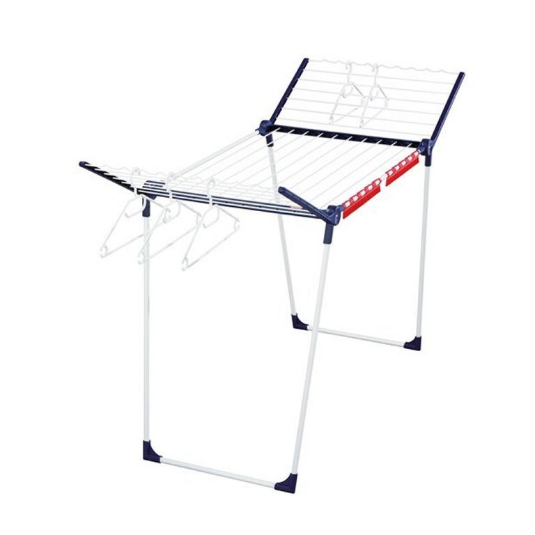 Leifheit 81520 Pegasus 200 Solid Droogrek Wit/Blauw | Kopen bij Flickmyhouse
