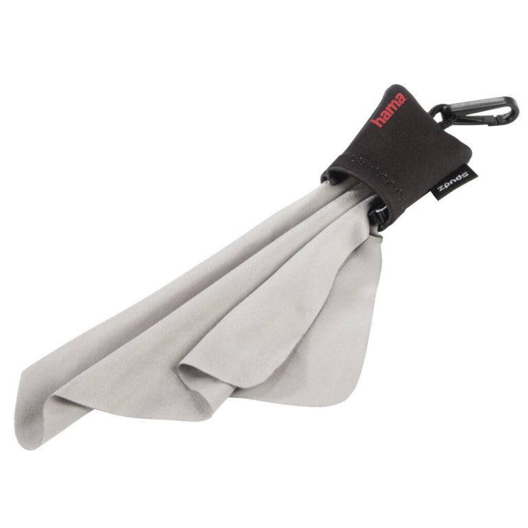 Hama Pocket Microvezeldoek 15x15 cm Zwart/Grijs | Kopen bij Flickmyhouse