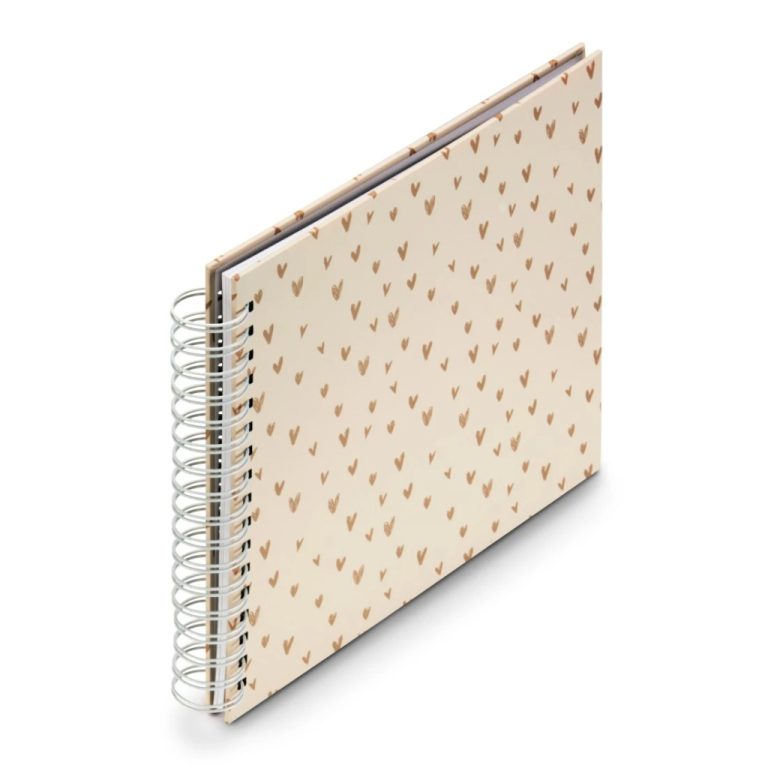 Hama Foto Spiraalalbum XL Lovely 28x24 cm 50 Witte Pagina's Beige | Kopen bij Flickmyhouse