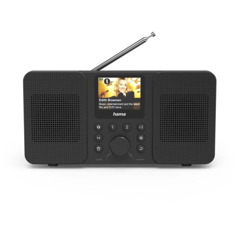 Hama DIR10 Digitale Radio DAB+/Internetradio/Bluetooth RX/App Zwart | Kopen bij Flickmyhouse