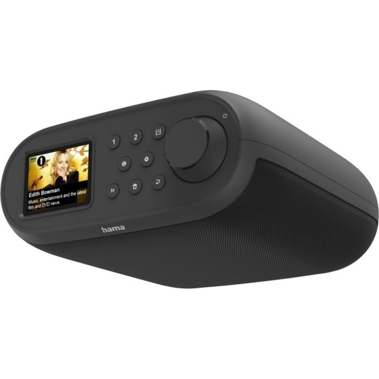 Hama DIR400 Digitale Radio DAB+/Internetradio/Bluetooth RX/App/Wekker Zwart | Kopen bij Flickmyhouse