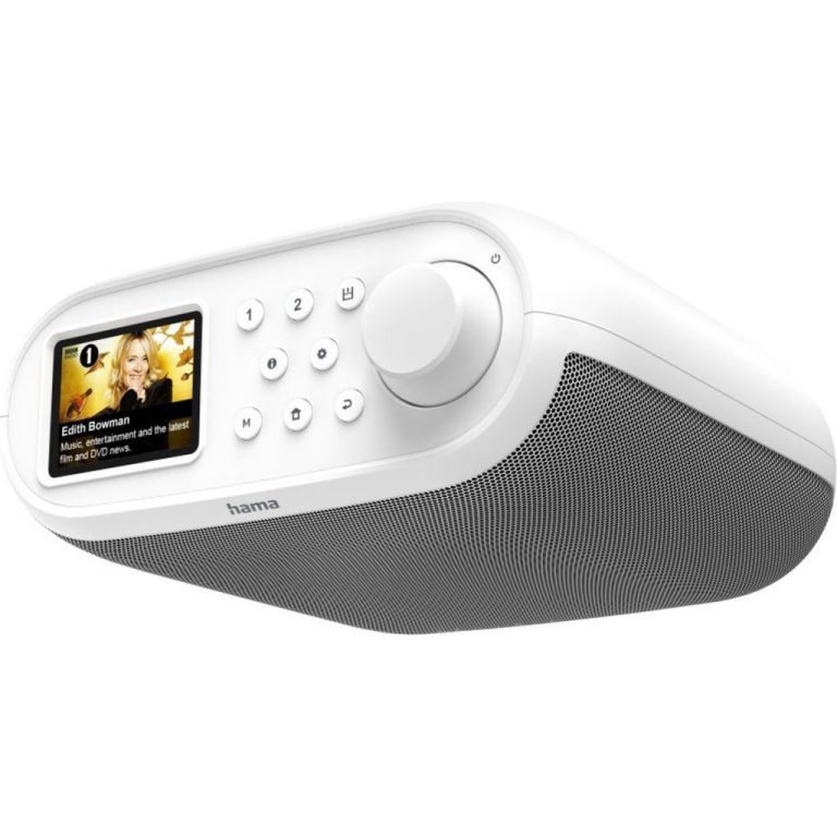 Hama DIR400 Digitale Radio DAB+/Internetradio/Bluetooth RX/App/Wekker Wit | Kopen bij Flickmyhouse
