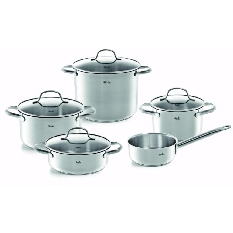 Fissler San Francisco Pannenset 5-delig RVS/Glas | Kopen bij Flickmyhouse