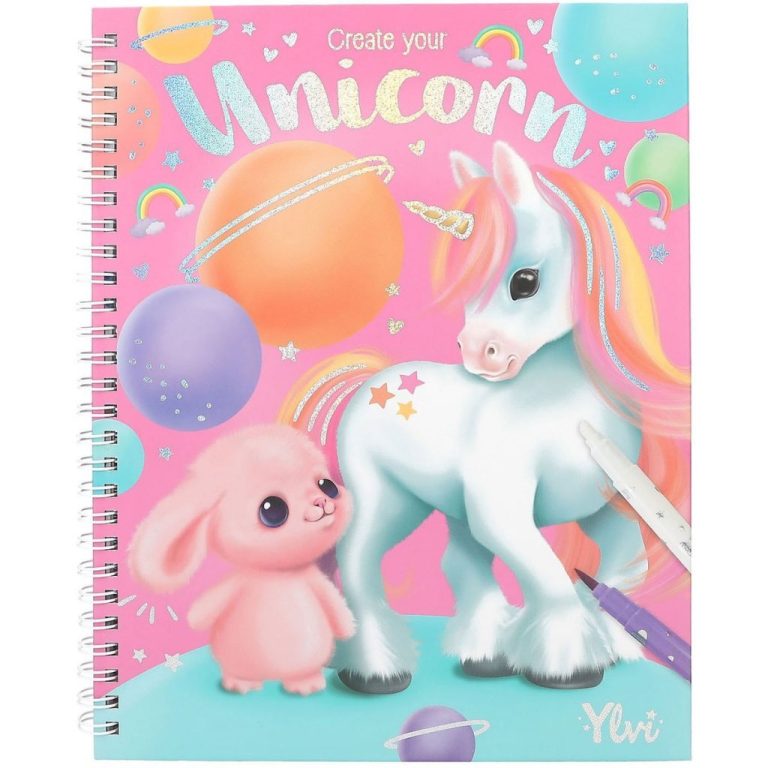 Kleurboek Eenhoorn met 7 Viltstiften | Kopen bij Flickmyhouse