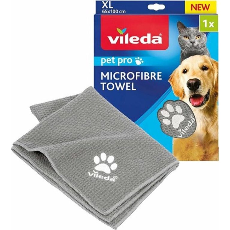 Vileda PetPro Microvezelhanddoek XL met Honingraatstructuur Grijs | Kopen bij Flickmyhouse