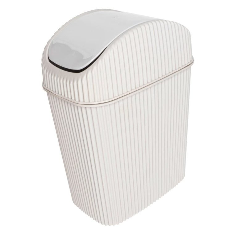 Tafelafvalbak Alythia met Zwaaideksel 2.5L Beige | Kopen bij Flickmyhouse