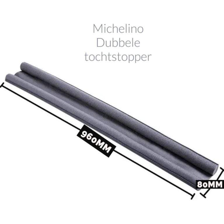 Michelino Tochtstrip 96x3 cm Foam/Grijs | Kopen bij Flickmyhouse