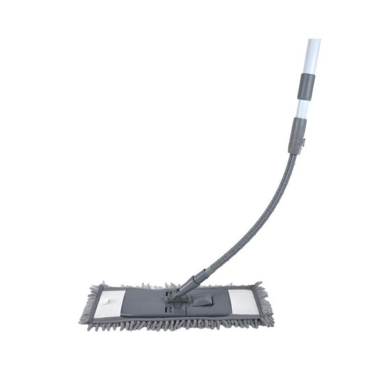 Clean Home Dweilset met Flexibele Steel Wit/Grijs | Kopen bij Flickmyhouse