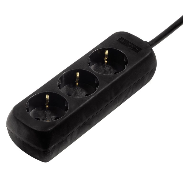 Hama 3-Way Power Strip With Child Safety Feature 5 M Black | Kopen bij Flickmyhouse