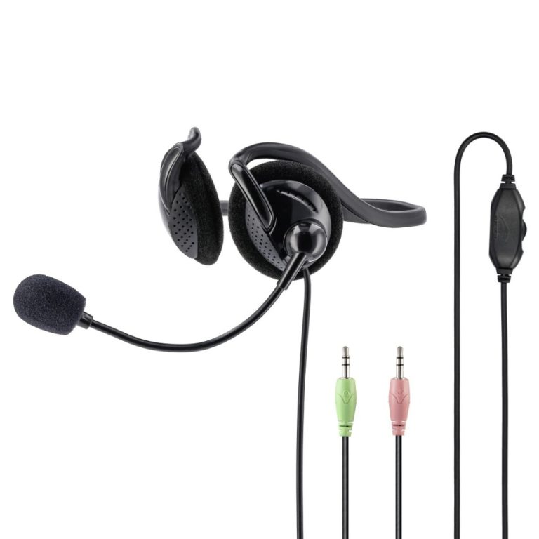 Hama PC-Office-headset NHS-P100 Met Nekband Stereo Zwart | Kopen bij Flickmyhouse