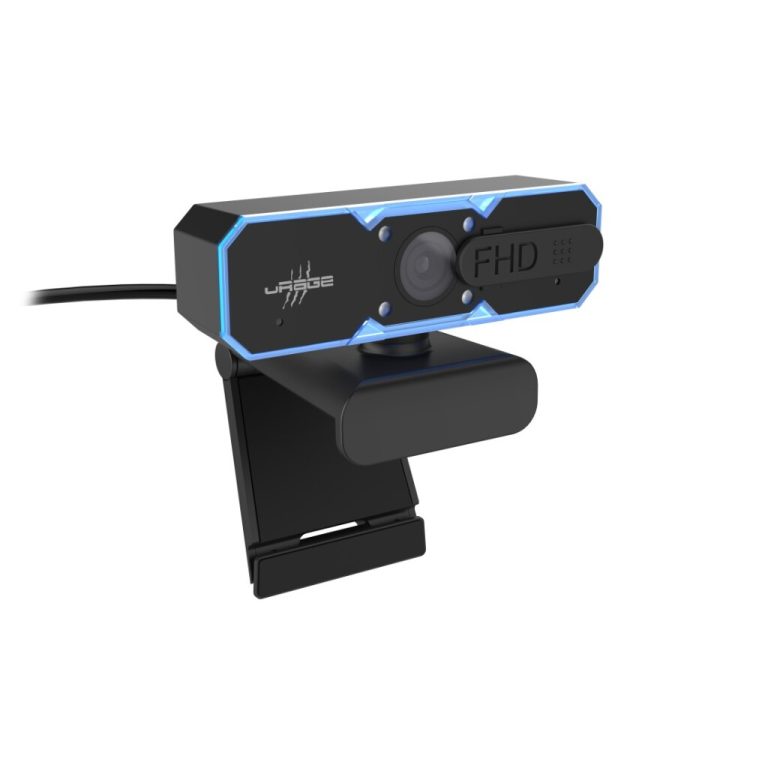 URage Streaming-webcam REC 900 FHD Met Spy Protection Zwart | Kopen bij Flickmyhouse