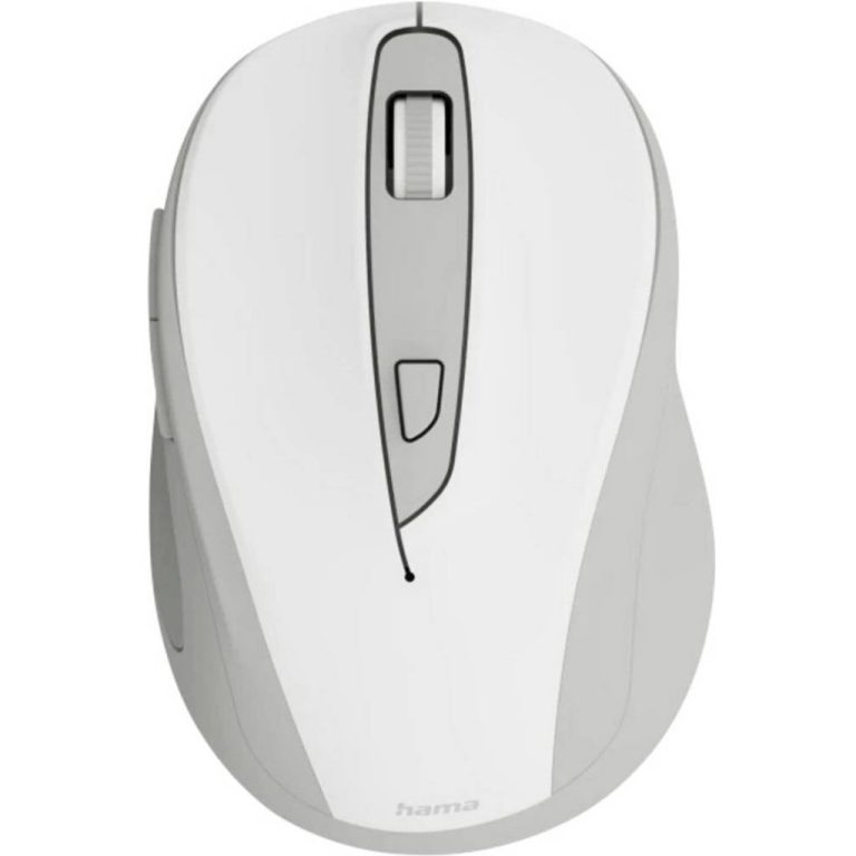 Hama WM-400 Optische Draadloze Muis 6 Knoppen 2.4 GHz RF Wit/Grijs | Kopen bij Flickmyhouse