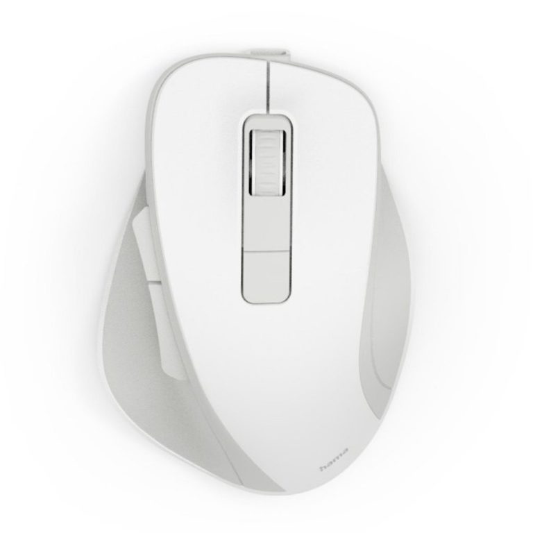 Hama WM-500 Oplaadbare Draadloze Muis 6 Knoppen Wit | Kopen bij Flickmyhouse