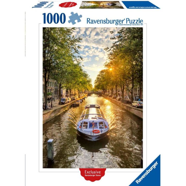 Ravensburger Puzzel Amsterdam Rondvaart 1000 Stukjes | Kopen bij Flickmyhouse