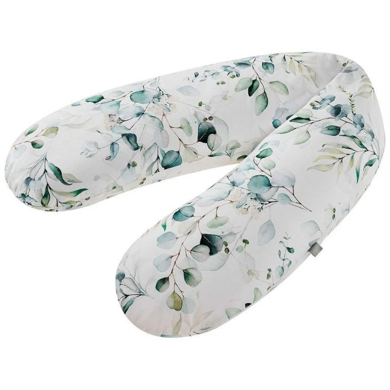 Rotho Voedingskussen Bladeren Motief 190x35 cm Groen/Wit | Kopen bij Flickmyhouse